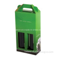 Currugated Cardboard Folding Boxes with Handle for Wine Packaging (TW-JH0021)